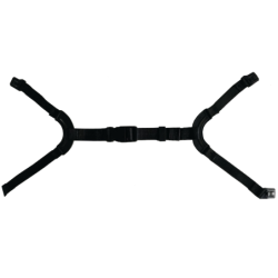 JUGULAIRES 4 PTS BOUCLE FLASH