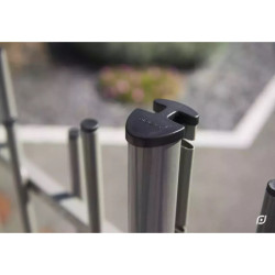 POTEAU A SCELLER AXOR HAUT 2,00m VERT 6005