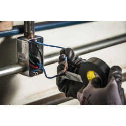 RUBAN ISOLANT ELECTRIQUE SUPER 33+ larg 19mmx long 20m NOIR 3M