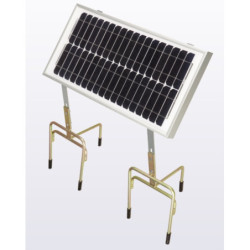 PANNEAU SOLAIRE 20W + SUPPORT + 2 TREPIEDS