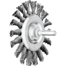 BROSSE S/TIGE PLATE 76X6 FIL ACIER TORSAD O.35 ST RBG 7006/6