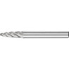 FRAISE S/TIGE OGIVE BOUT ARRONDI HM 12X25 RBF 1225/6 INOX