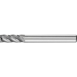 FRAISE S/TIGE CYLINDRIQUE DENTURE EN BOUT HM 6X16 ZYAS 0616/6 ALU