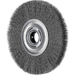 BROSSE PLATE 150X25 FIL ST 0.20 ACIER POS RBU 15025/AK32-2