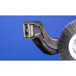 BROSSE PLATE 200X25 FIL ST 0.20 ACIER POS RBU 20025/AK32-2