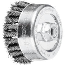 BROSSE BOISSEAU 65 M14 FIL ACIER TORSADEE ST0.50 POS TBG 65/M14