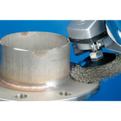 BROSSE CONIQUE 100 M14 FIL INOX ST0.35 POS KBU 10010/M14