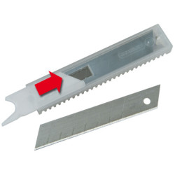 LAMES DE CUTTERS 18MM - CARTE 10 LAMES - FATMAX