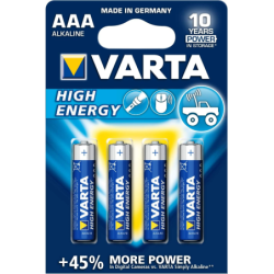 PILE ALCALINE Longlife Power LR03 (AAA) 1,5V VARTA (blister 4 pcs)