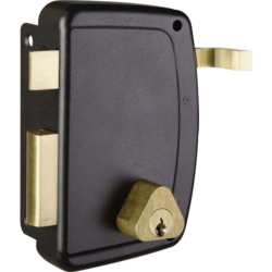 SERRURE MATCH VERTICALE A TIRAGE CYL.40 A GAUCHE