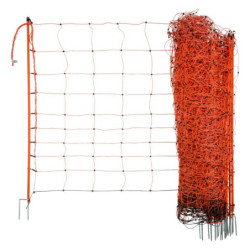 Filet a mouton electrifiable OviNet haut 90cm x long 50m piquet simple pointe