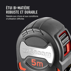 MESURE PREMIUM 5M, RUBAN MYLAR LARGE 28MM