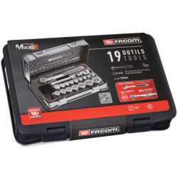 COFFRET DOUILLES 1/2 6 pans AVEC CLIQUET S.161-2P6PB