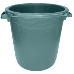 POUBELLE 75L VERTE IMMEUBLE EPAISSE SANS COUVERCLE
