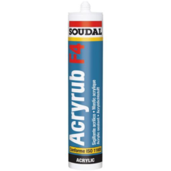 MASTIC ACRYLIQUE BLANC ACRYRUB F4 (cartouche 300ml)
