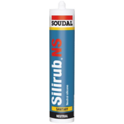 MASTIC SILICONE SANITAIRE SILIRUB NS BLANC BRILLANT - 300ML