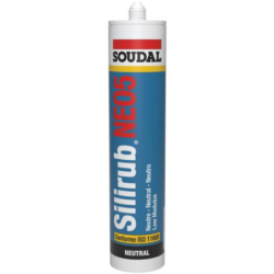 MASTIC SILICONE SILIRUB NOE5 BLANC - 300 ML