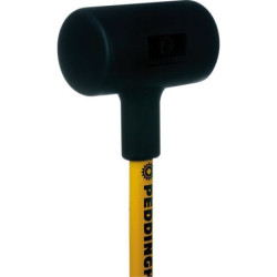 Massette sans rebond 50mm manche acier enrobé de NBR