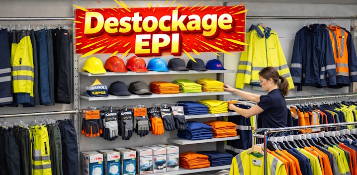 DESTOCKAGE EPI DANS LA LIMITE DU STOCK DISPO